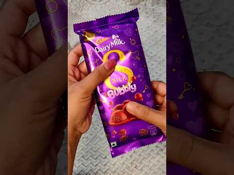 Cadbury DairyMilk Silk BuBBLy Unwrapping video // Silky bubbly DairyMilk #dairymilk #unwrapping