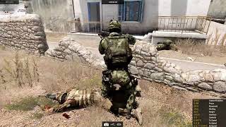 Arma3: NPC Wars Test 16x16 units (100% AI level) LAMBS mod (v2_6_1)