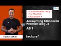 AS-1: L1 | Accounting Standards Premier League | CA Intermediate | Tejas Suchak