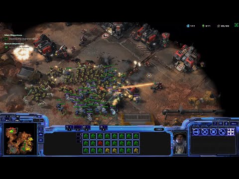 StarCraft 2 Brutal 3 Players Co-op Campaign: Wings of Liberty Mission 2 - The Outlaws