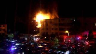 preview picture of video 'Groton Apartment Fire 2'