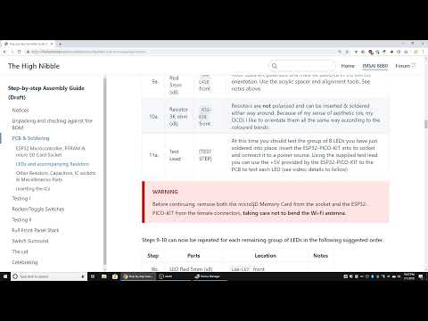 IMSAI 8080 kit unboxing and assembly