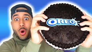 DIY GIANT OREO COOKIE TASTE TEST!!
