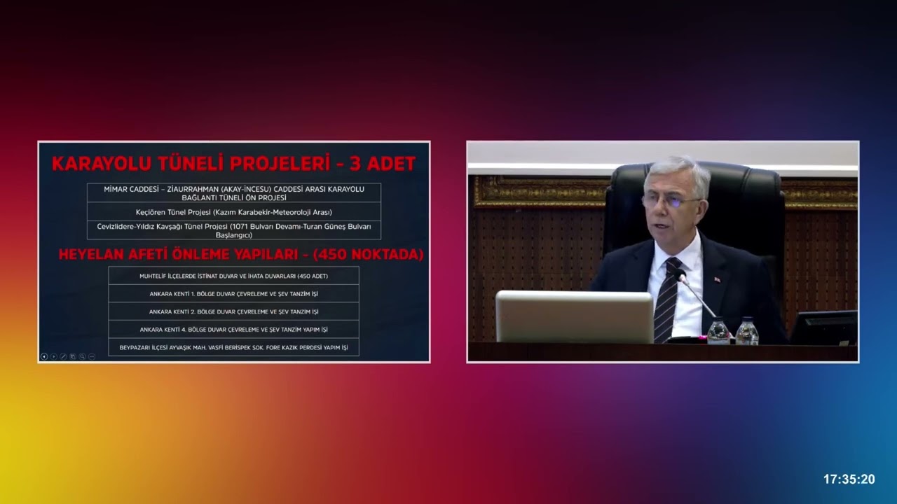 ABB Başkanı Sn. @mansuryavastvBelediye Meclisinde Konuşuyor: 2026 Yılı Planlanan Ulaşım Yapım İşleri