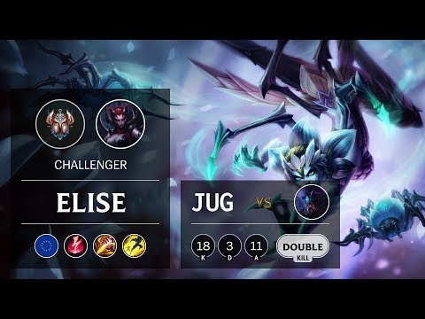 Elise Jungle vs Rek'Sai - EUW Challenger Patch 9.21