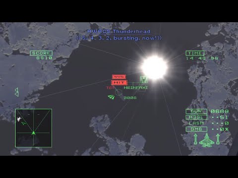Ace Combat 5 - Mission 13: Demons of Razgriz (Ace - S Rank)