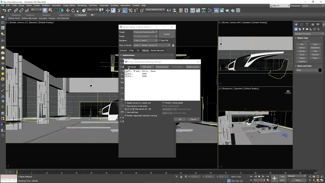 V-Ray — Distributed Rendering Setup