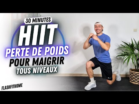 30 MIN HIIT WEIGHT LOSS 💪🏼 CARDIO and STRENGTHENING SESSION to LOSE WEIGHT - FlashFitHome