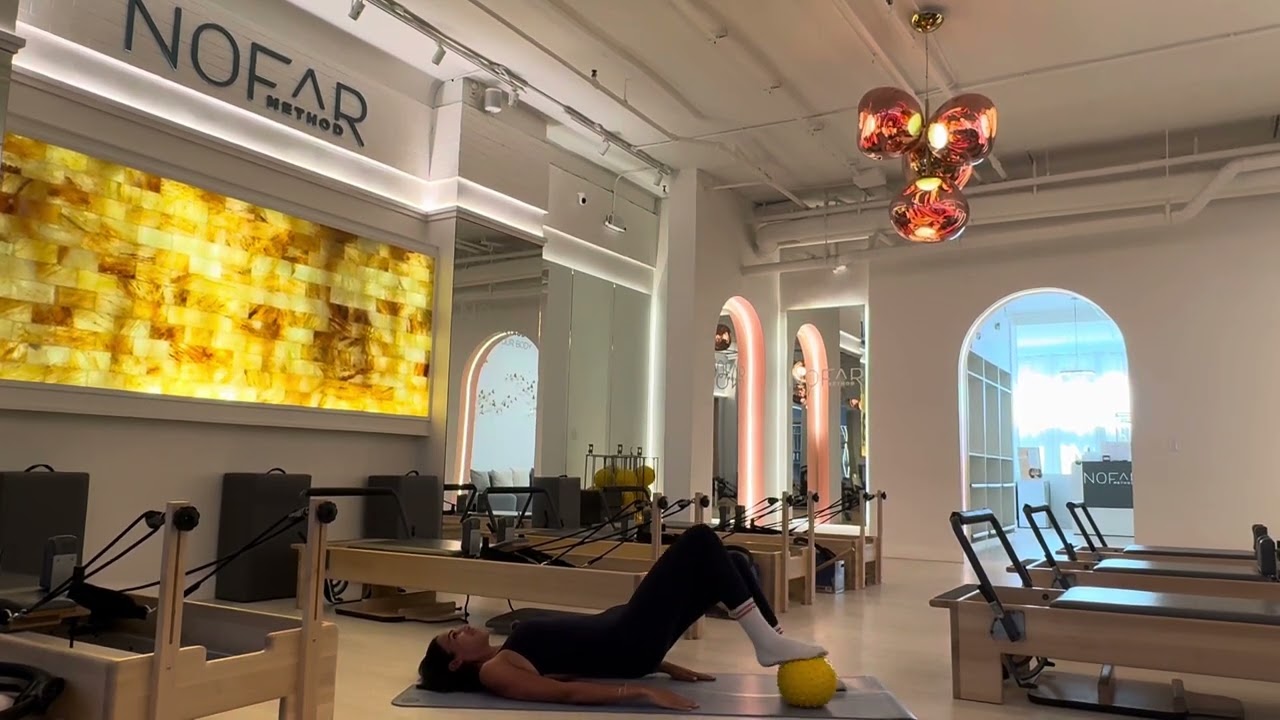 Nofar Method Bridging Variations with the Pilates Ball - YouTube