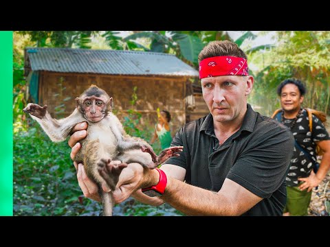 Philippines Most Exotic Meat!! Monkey with the Aeta Tribe!!