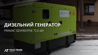Дизельный генератор PRAMAC GDW90 66 кВт
