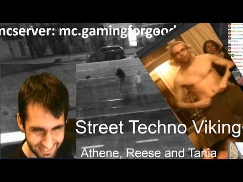Athene, Reese and Tania: Street Techno Viking - Yogscast Christmas Charity Stream 2013