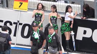 2024 SUPER GT Rd.3 SUZUKA #7 朝比奈果歩 才川智子 新木みお 決勝日ピットウォーク レースクイーン 4K