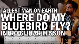 How To Play Where Do My Bluebird Fly by Tallest Man On Earth Intro