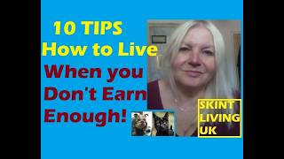 10 Tips How to Live when you don't earn enough #moneysavingtips #frugalliving #simpleliving
