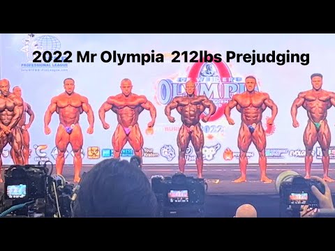 Prejudging 2022 Mr Olympia 212