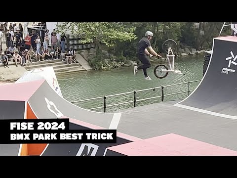 BMX PARK BEST TRICK @ FISE 2024 #bmx