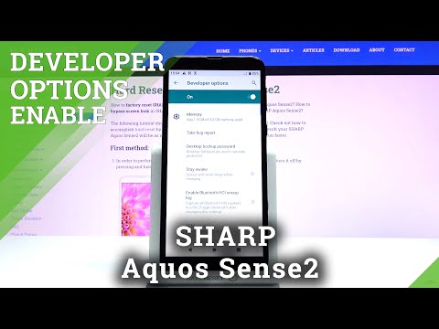 How to Open Developer Mode in SHARP Aquos Sense2 – Find Developer Options