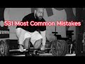 5/3/1 Most Common Mistakes