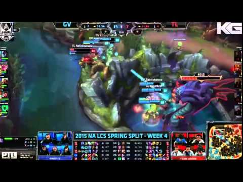LOL RGravity vs Team Liquid Highlights   S5 NA LCS Week 4 Day 2 Game 4   GV vs TL W4D2G4