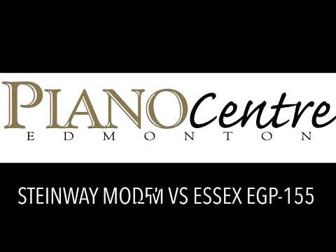 Steinway vs Essex grand piano tone comparison - model M 5’7’’ vs egp155 5’1’’