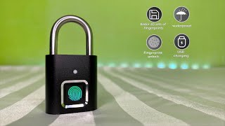 Smart Fingerprint Padlock (Silver)