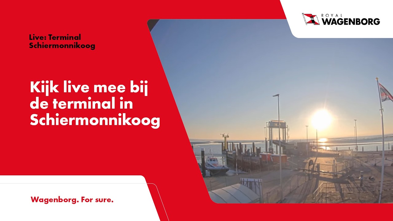Live webcam view of Schiermonnikoog Ferry Terminal View