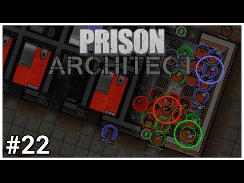 Prison Architect Update 12 - #22 - Gang Leaders - Let's Play / Gameplay / Construction