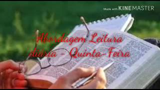 Abordagem. Leitura diária - Quinta-feira (Lição 8)_