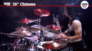 Video thumbnail for SABIAN 16" B8 Pro Chinese- China-type Cymbal Demo by SABIAN Cymbals