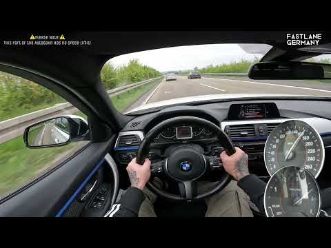 BMW F30 320d | POV Drive on German Autobahn | Top Speed