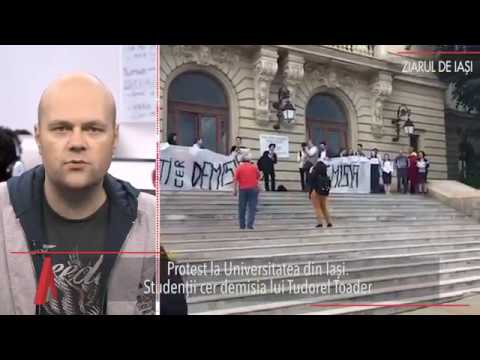 Stiri Mediafax 06 Iunie - Proteste la Iași împortiva lui Tudorel Toader