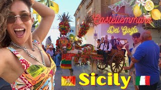THE UNDISCOVERED JEWEL OF SICILY!! - CASTELLEMMARE DEL GOLFO - STREET MARKET + INSANE FOOD + PARTY!!