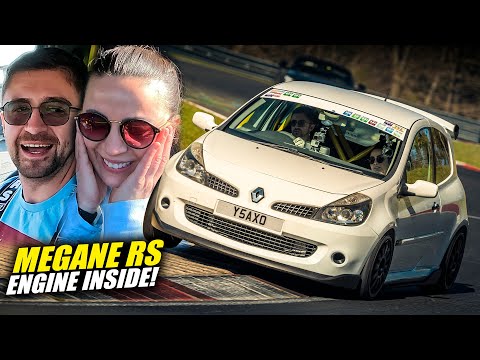 MEGLIO! Renault Clio R.S. with Megane R.S. Engine! // Nürburgring