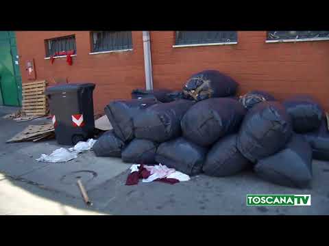 2018-01-31 PRATO - SCARTI TESSILI NON RITIRATI, SCONTRO COMUNE-REGIONE