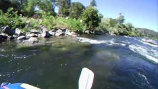 preview picture of video 'Rafting American River, Lower South Fork, Part 1 (helmetcam)'