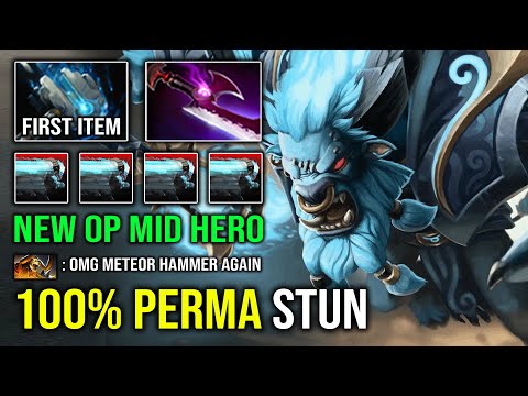 Meteor Hammer Turn Any Hero Intro Mid Carry 100% Perma Stun Spirit Breaker 7.32e Dota 2