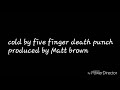 Cold by five finger death punch lyrics