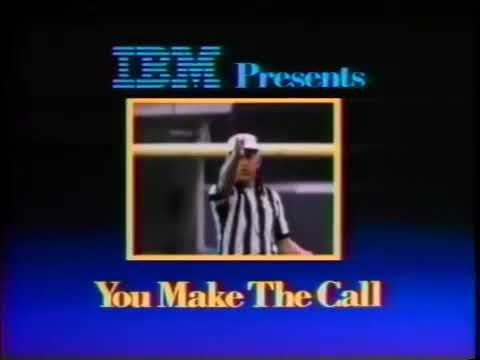 IBM Presents You Make The Call 1989 - 49ers @ Saints