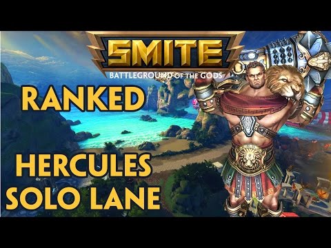 Ranked Grind | Hercules Solo Gameplay | Smite Xbox One