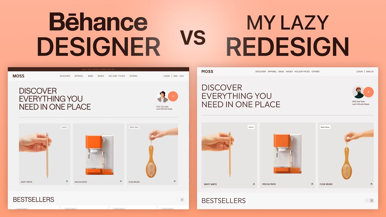 I Recreated This Behance UI in Figma – Here’s What I Learned