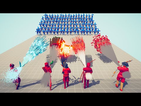 100x BOXER vs 5x EVERY GOD | TABS - Totally Accurate Battle Simulator