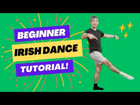 Let's Learn IRISH DANCE! (START HERE)〡 (Part 1 of 5) Irish Dancing Basics Tutorial for Beginners!