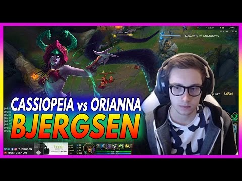 417. Bjergsen Cassiopeia vs Orianna Mid - March 6th, 2017 - Patch 7.4 Season 7