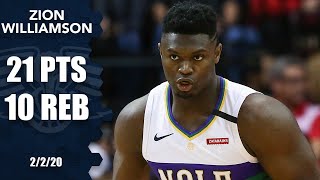 [高光] 鵜鶘@火箭 Zion Williamson 21pts 10rebs