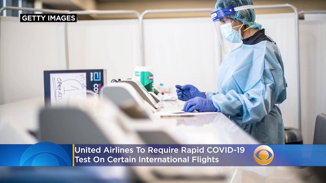 Does United Airlines require Covid testing for domestic flights?