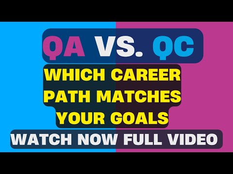 🎯 QA vs. QC – Which Career Path Matches Your Goals?