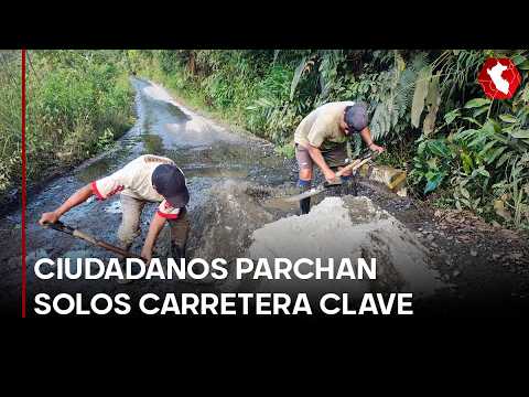 Ciudadanos parchan carretera clave entre Huánuco y Áncash ante silencio del Gobierno