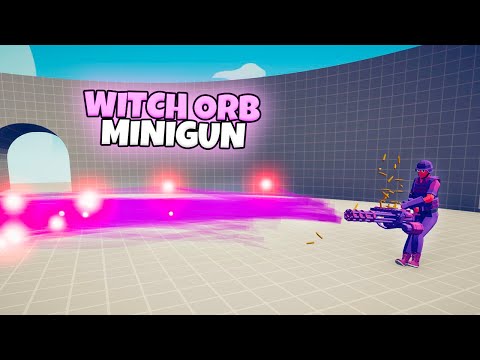 WITCH ORB MINIGUN vs EVERY FACTION | TABS Totally Accurate Battle Simulator Gameplay