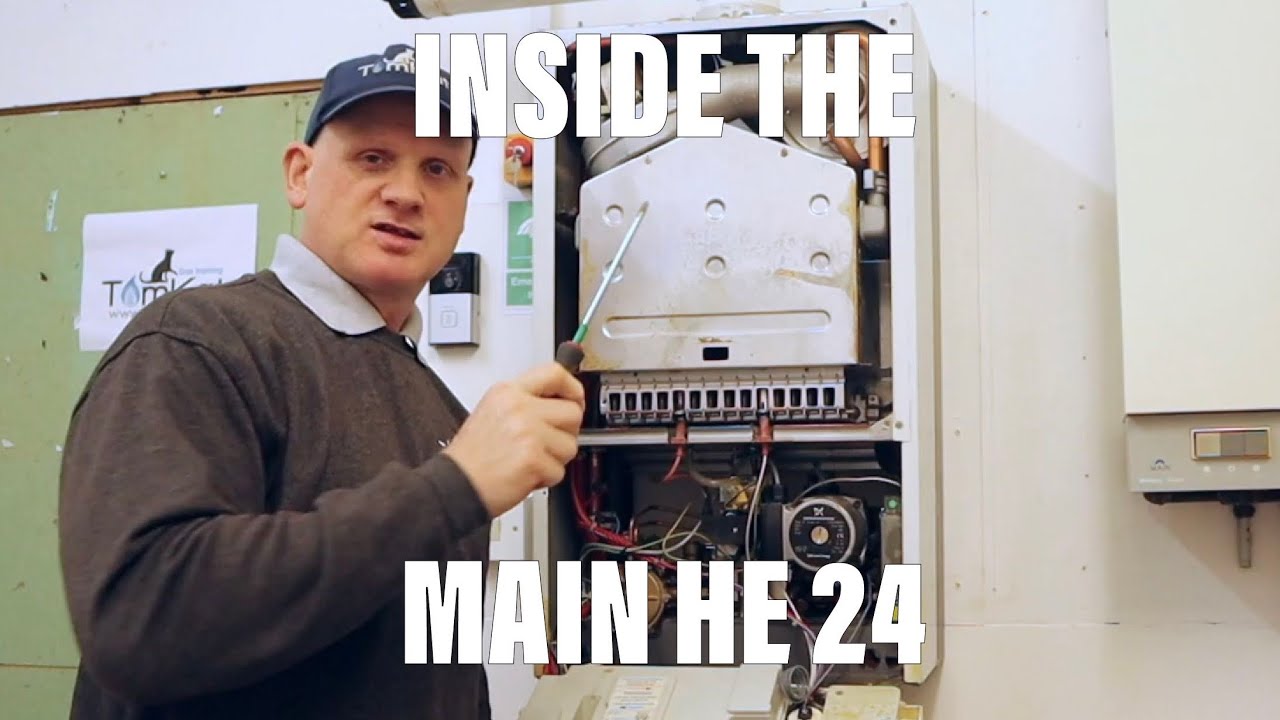 MAIN HE 24 BAND B. Inside the boiler casing main he 24kw combi boiler review and full strip down